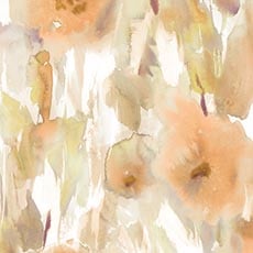 Taupe/Orange swatch Yonder Wallpaper