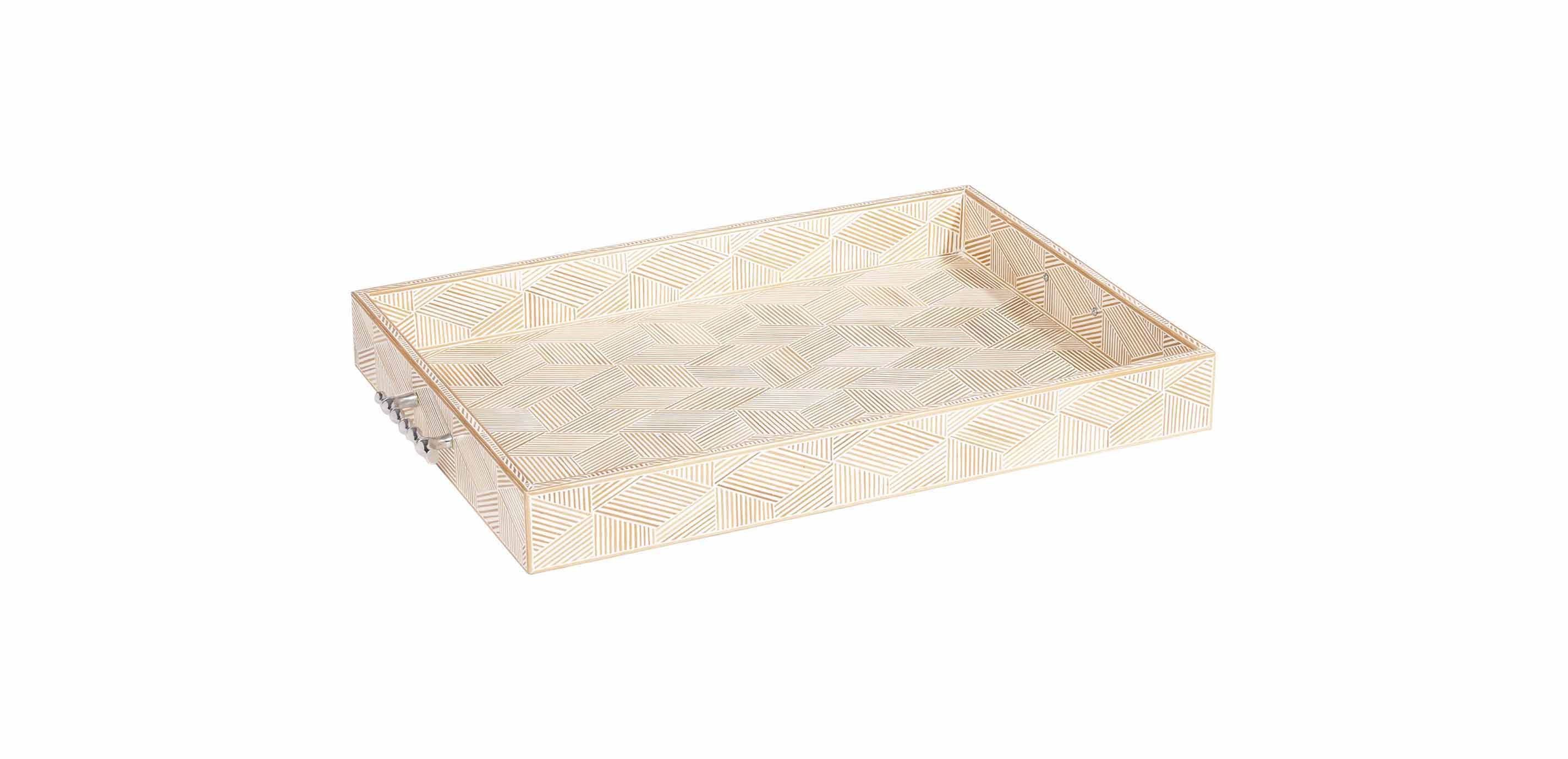 Light Sugarcane Tray Trays Ethan Allen
