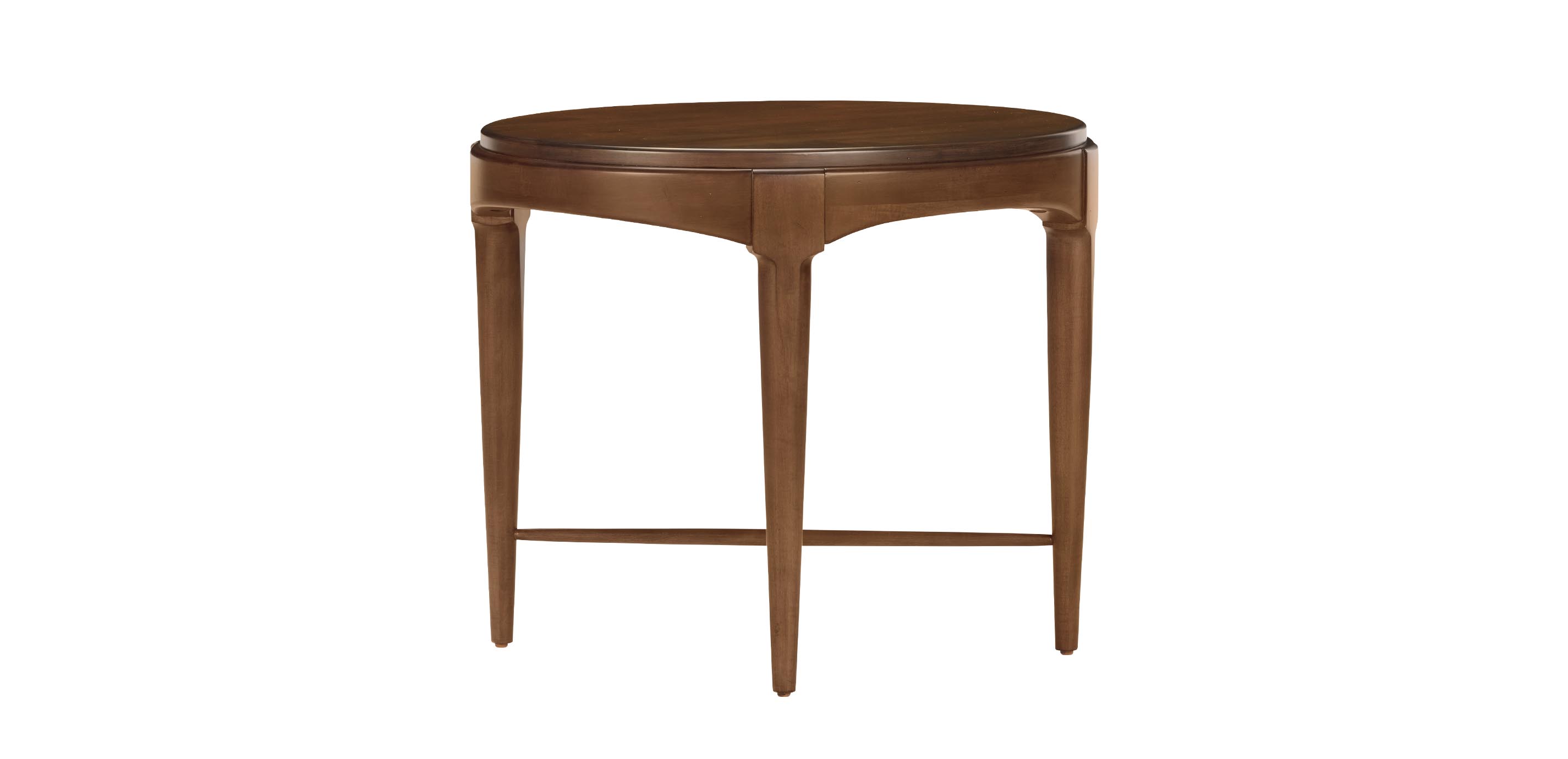 Draper Oval Wood Midcentury End Table | Ethan Allen