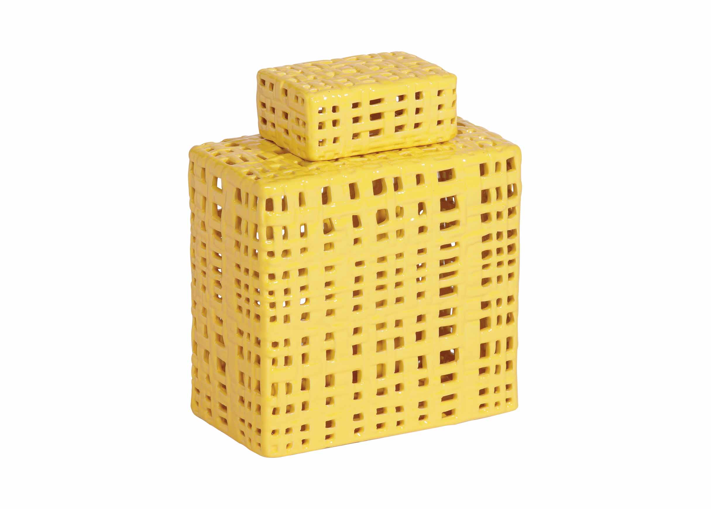 Mustard Lattice Jar Clearance Ethan Allen