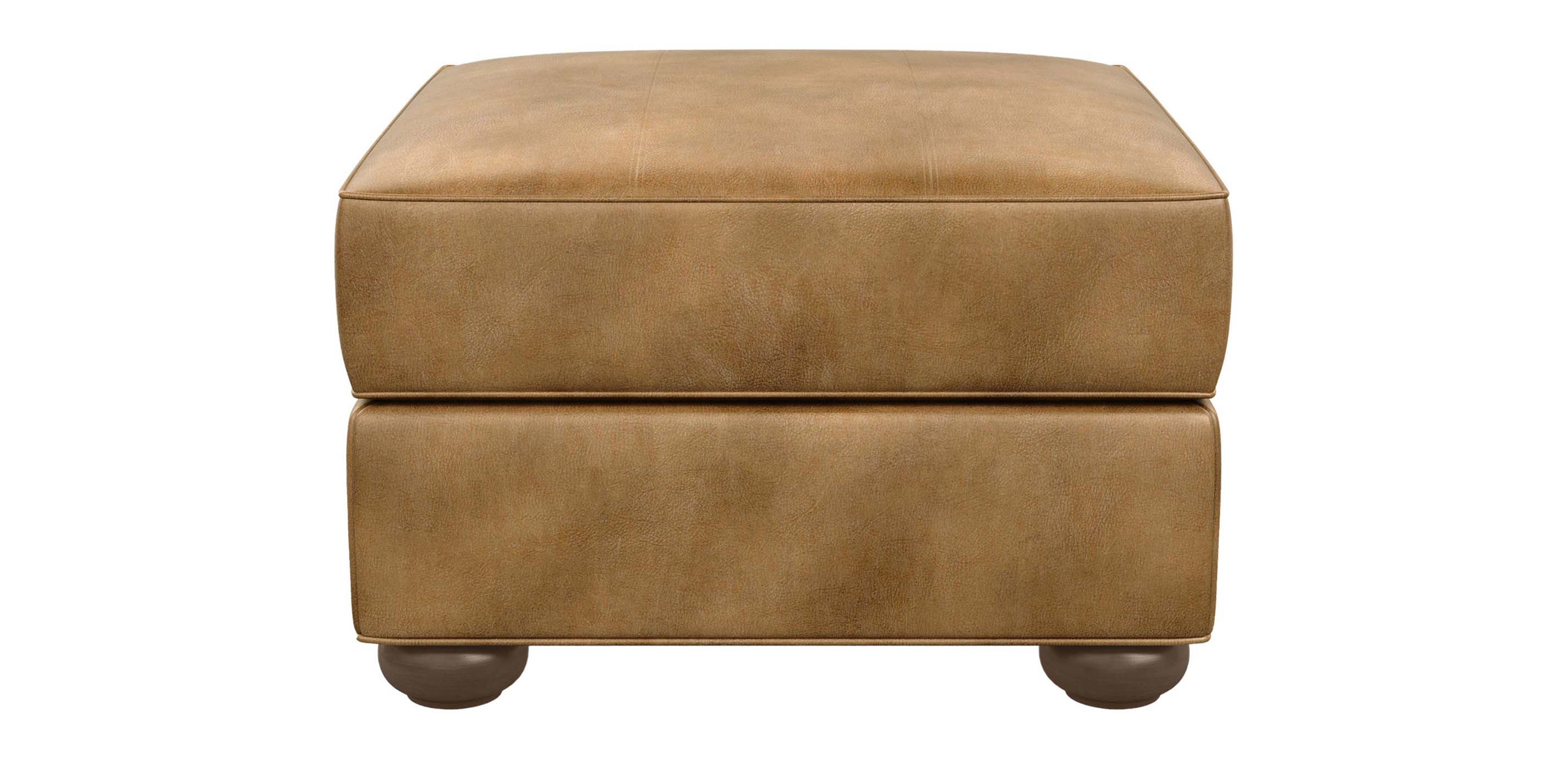 Richmond Leather Ottoman Ottomans & Benches Ethan Allen