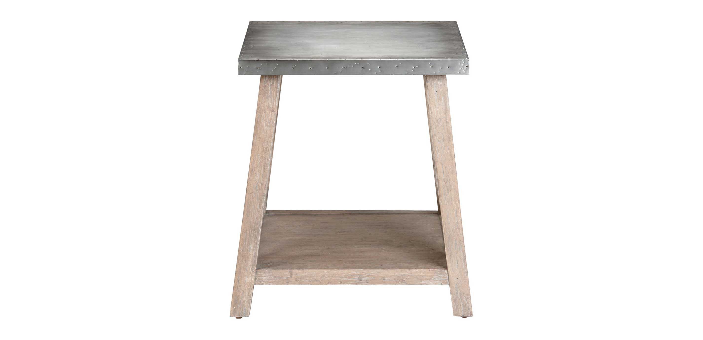 Bruckner MetalTop End Table Side Tables Ethan Allen