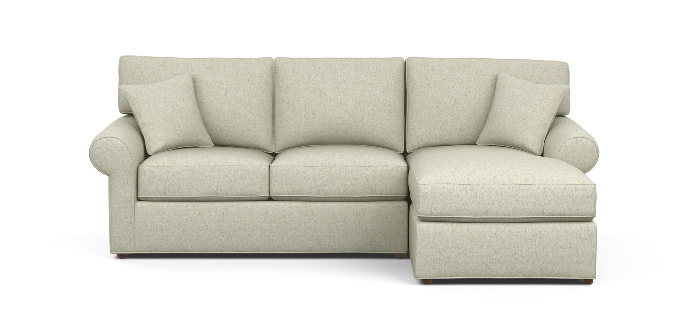 Retreat Roll Arm Two Piece Sectional