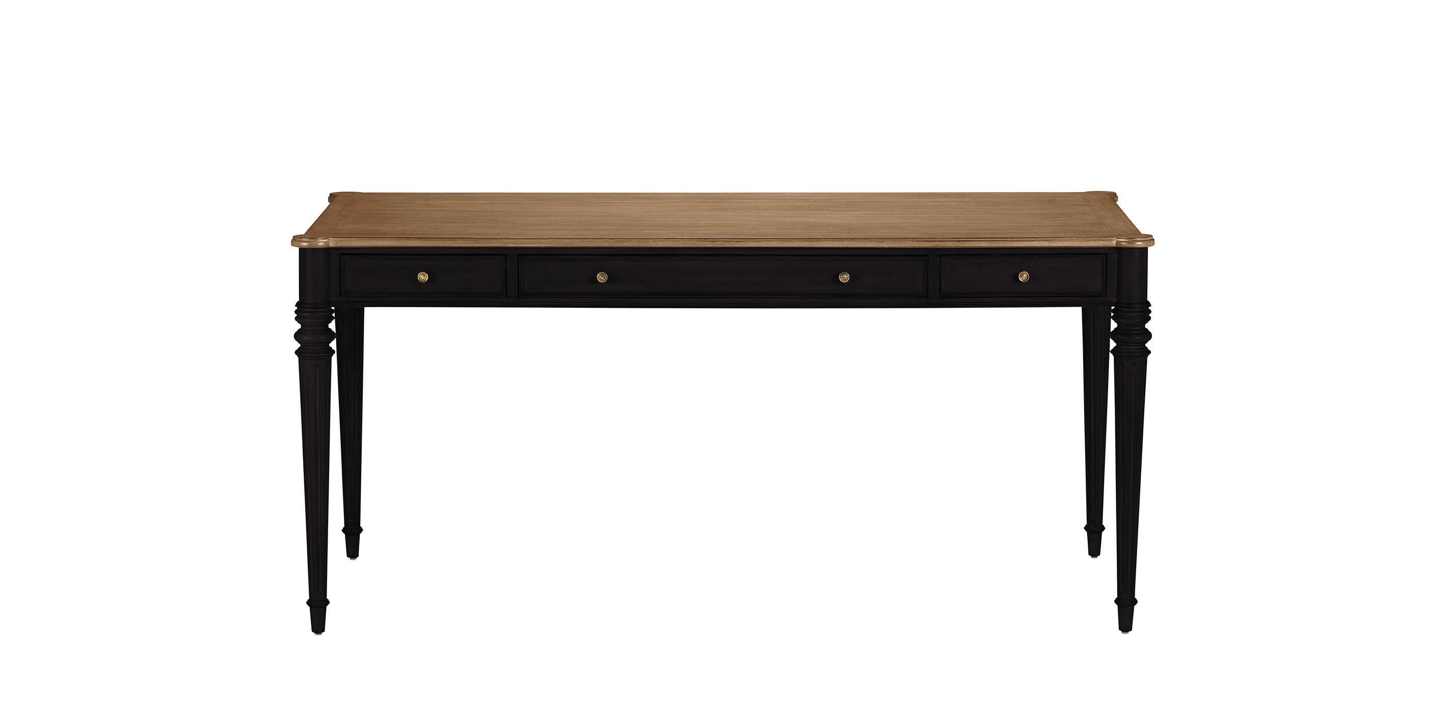 Custom Turret-Corner Wooden Home Office Desk | Ethan Allen