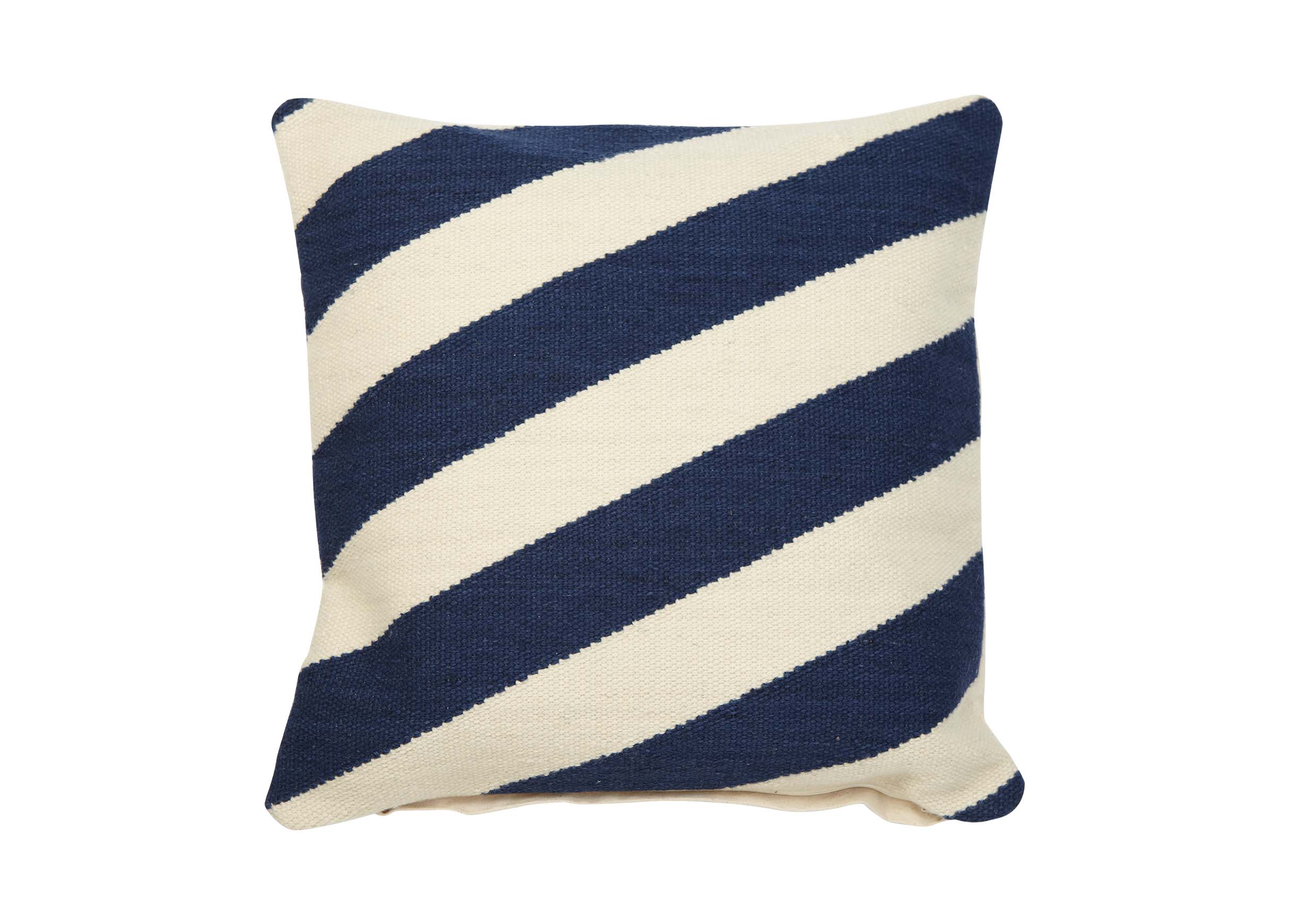 Diagonal Stripe Wool Pillow Pillows & Throws Ethan Allen