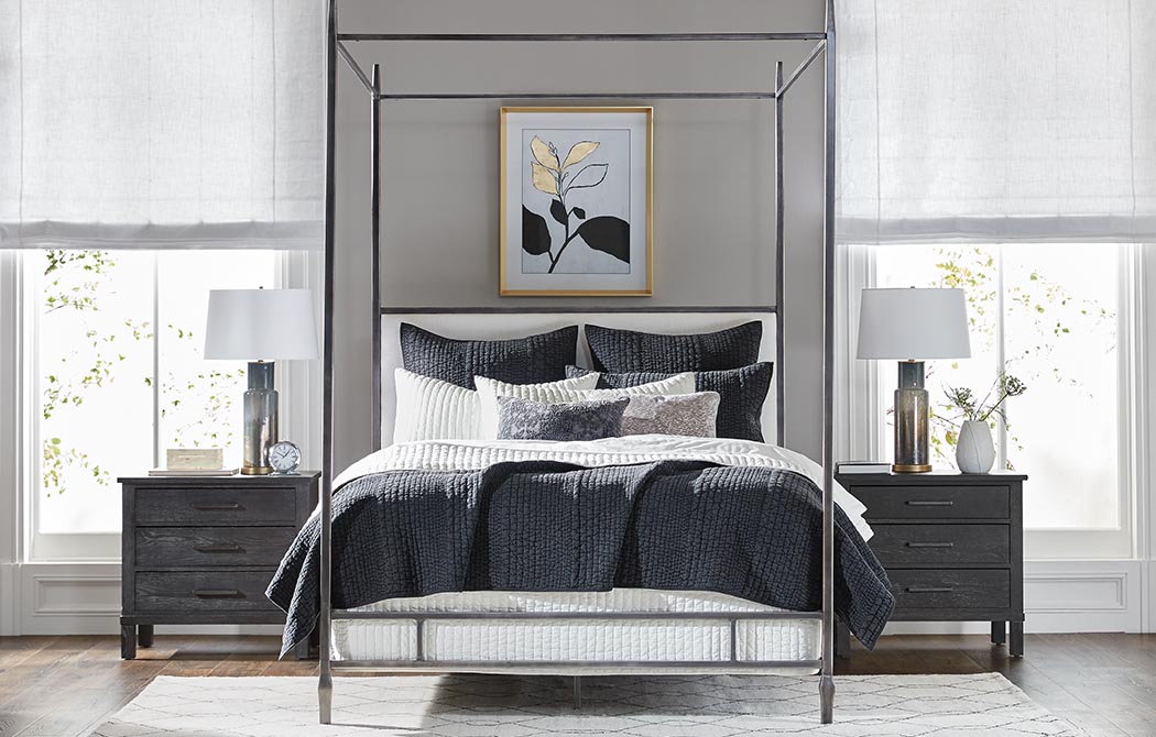 Industrial Yet Relaxed Bedroom Ethan Allen Canada
