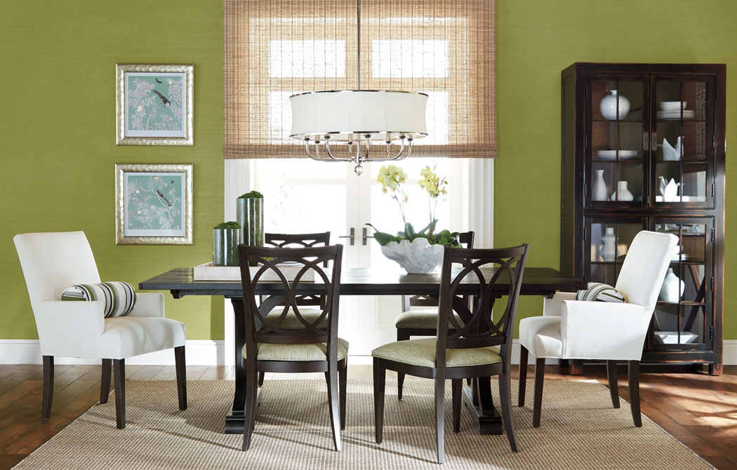 Lavishly Appointed Dining Room | Green Dining Room | Ethan Allen Canada