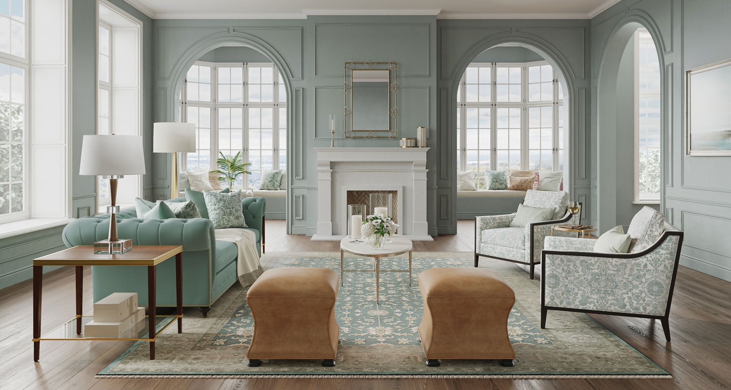 Simply Stunning Living Room | Ethan Allen Canada