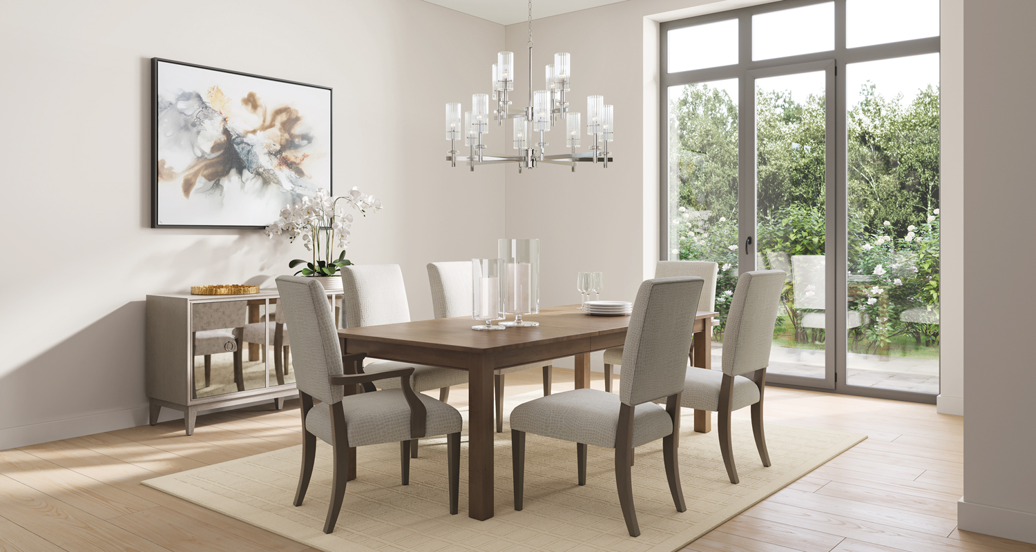Relaxed Yet Refined Dining Room Main Image