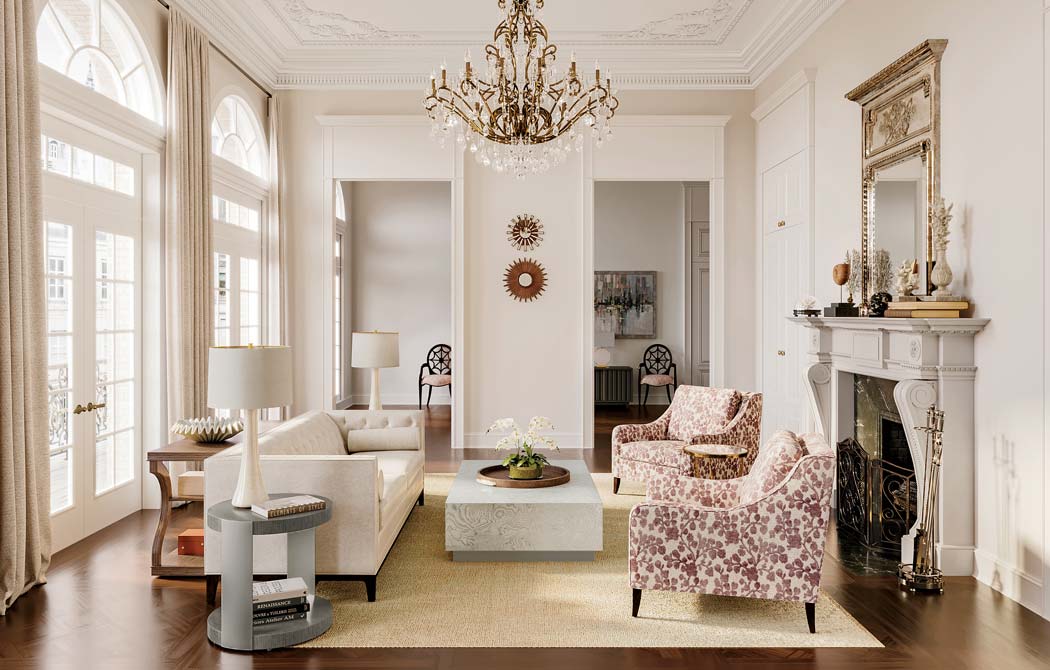 Parisian Living Room Pure Artistry
