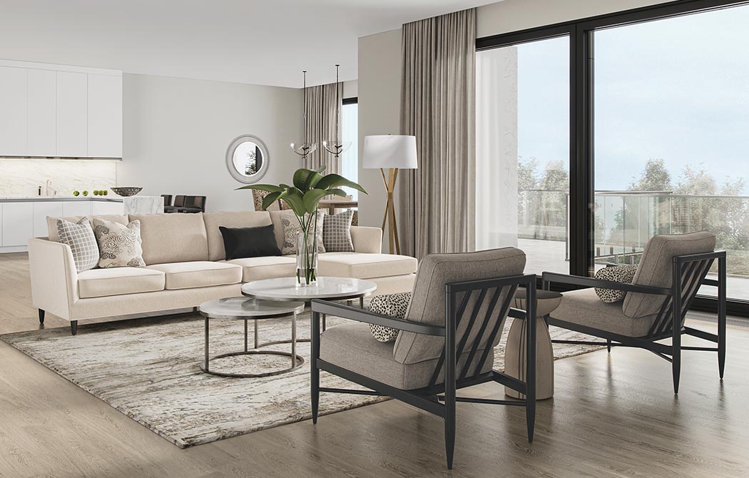 Modern Design Made Livable Living Room Main Image