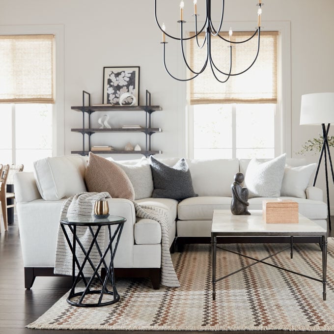 Grounded & Casual Living Room Tile