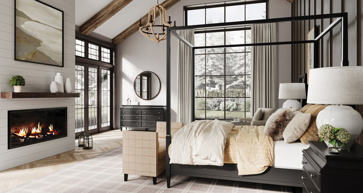 Modern Country Bedroom  Main Image