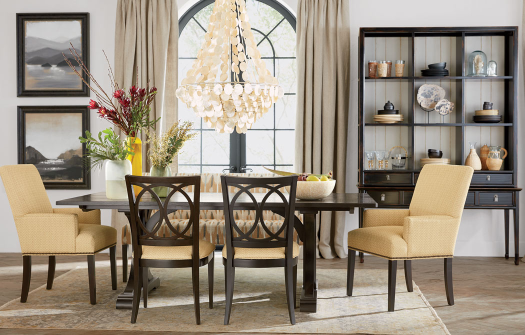 Minimalist Dining Room Furniture Ethan Allen for Large Space