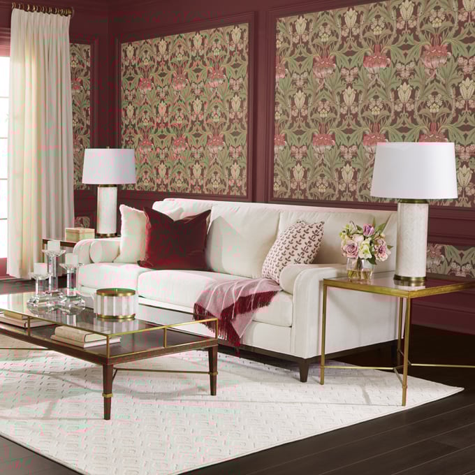 A Bold New Take on Living Living Room Tile