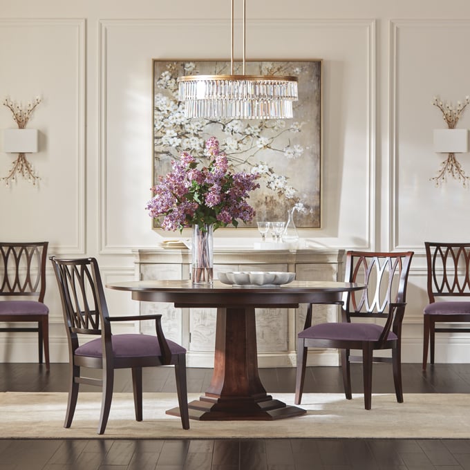 Intimate Evening Dining Room Tile