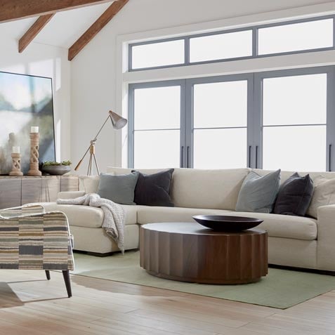 Organically Beautiful Living Room Tile