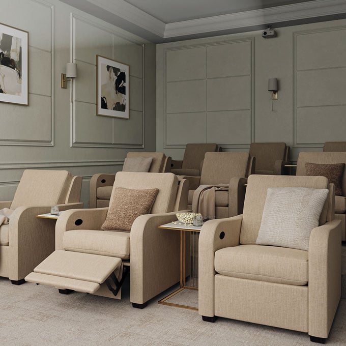 Screen Time You Can Feel Good About Home Theater Tile