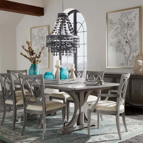 Glitter and Be Gray dining room Tile