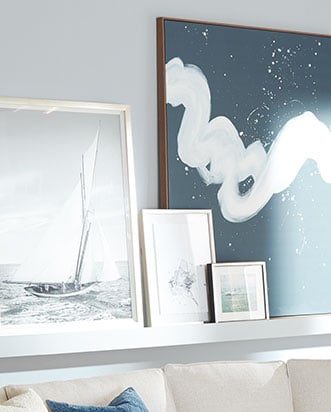 Framed artwork top