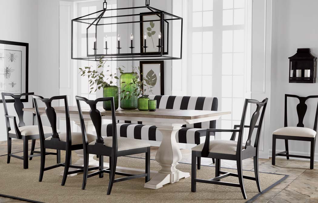 Black And White Dining Room Dining Room Designs Ethan Allen