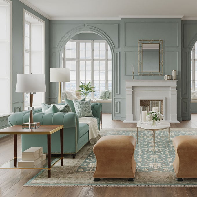 Simply Stunning Living Room Tile