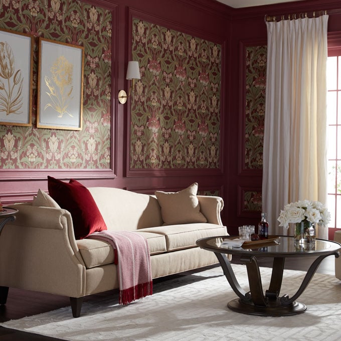 Luxurious Yet Livable Living Room Tile