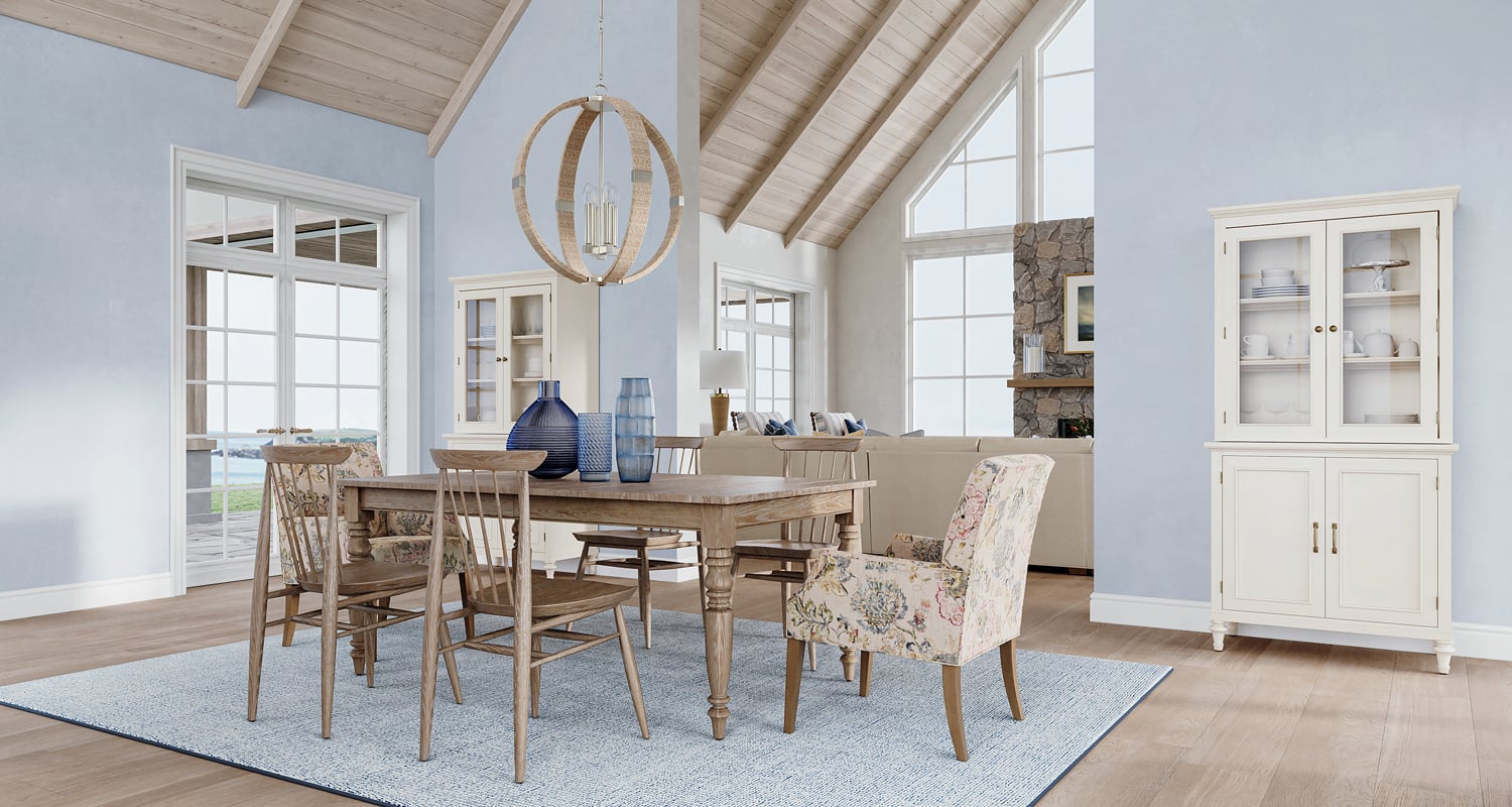 Inland Influences Ready-to-Shop Coastal Dining Room | Ethan Allen