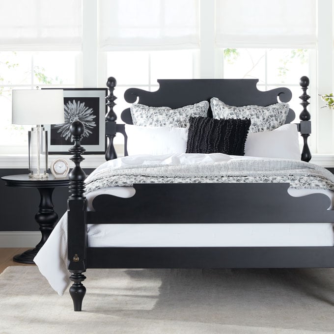 Black Quincy Bedroom Tile