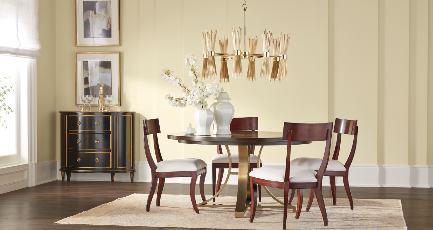 Gold-Toned Glamour Dining Room Main Image