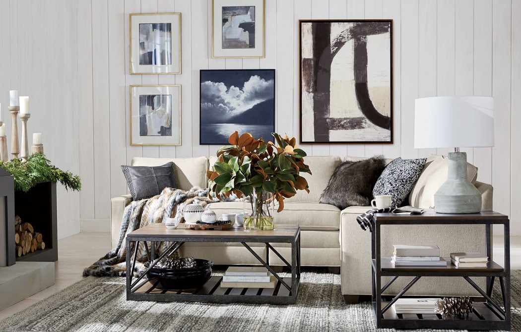 Cozy Cottage Style Living Room, Ethan Allen Living Room Furniture