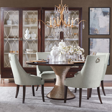 An elegant Affair dining room